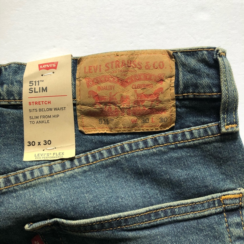 Levi Strauss & Co | Men’s 511 Slim Stretch Jeans - Picture 6 of 8